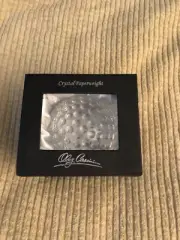 Oleg Cassini Crystal Clear Golf Ball Paperweight