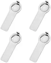 4 Pcs Italian Charm Tools,Italian Bracelet Link Tools,Stainless Steel Nomination Bracelet Tool Italian Charm Opening Tools Charms Tool for 9mm Italian Style Bracelet Jewelry Nomination Charm Tool, One