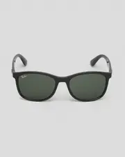[Ray-Ban] Ray-Ban Men's 0Rb4374 Sunglasses in Black W/Green One Size Black W/Green