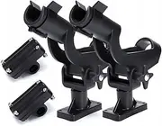 Hiumi Adjustable Rotatable Plastic Fishing Rod 3 Mount Rack Holder Bracket Boat Canoeing Rowing Mount Kit Kayak Side Rod Holder