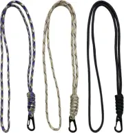 Neck Lanyards, 3 Pcs Braided Hand Wrist Strap Lanyard for Camera, Phone, Work...