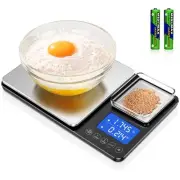 0.001oz/33lbs Dual Platform Food Kitchen Scales Digital Weight Grams and Ounc...