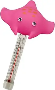 Floating Pool Thermograph, Fish Shaped Water Temperature Gauge, Easy Read Thermometer for Bathtubs Outdoor Indoor Use, Ideal for Swimming Lessons, Spa Hot Tub, Kids Activity Tool