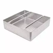 GSW USA SD-1818B 18" Compartment Sink Stainless Steel Perforated Scrap Basket