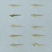 10pcs Golden Small Second Hands 4mm Pointed End for Miyota OS10 OS20 Movement