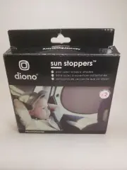 Diono Sun Stoppers® - 2 Pack Car Window Shades, Blocks Sun Glare/UV Rays