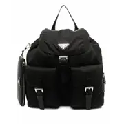 [Prada] Prada Medium Re-Nylon Backpack ONE SIZE BLACK