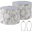 2pcs Lamp Shades,Drum Lampshades,Lampshades for Table Lamp,Floor Lamp4830