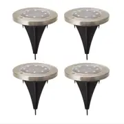 Anko 4 Piece LED Solar Ground Lights With Built-in Light Sensor