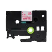 Label Tape Compatible With Brother Red on white TZ222 PT- 2030VP 2420PC 2460
