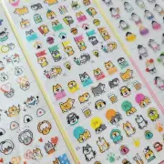 CUTE JAPANESE DIARY STICKERS - CALENDAR NOTEBOOK SCHEDULE CAT DOG SUMO ORGANISER