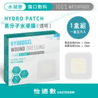 在飛比找momo購物網優惠-【EASTDERM 怡適敷】水凝膠傷口敷料-5片入黏貼範圍6