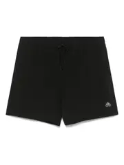 [Moose Knuckles] logo-patch swim shorts M Black