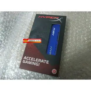 金士頓 HyperX FURY DDR3 1866 Kit 4GX2 8G HX318C10FK2/8 單面 超頻 藍色