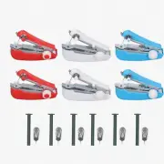StitchMate Mini: 6-Piece Colorful Handheld Sewing Machine - Portable, Anti-Rust