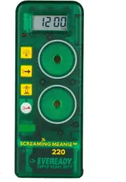 220 Alarm Clock and Timer, Extremely Loud for Deep Sleepers, Green