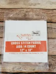 Needle Magic Cross Stitch Fabric Aida 14 Count New in package