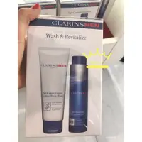 在飛比找蝦皮購物優惠-正品 日上 Clarins 嬌韻詩男士潔面保濕套裝 潔面乳+