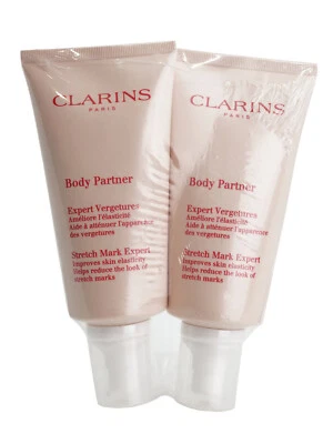 Clarins Body Partner Stretch Mark Expert All Skin Types 5.8 OZ Set of 2