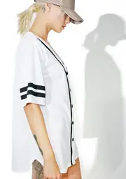 Whiteout Game Over Baseball Jersey