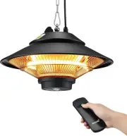 Instant Heater Ceiling Electric Space Warmer Infrared Patio Room save Energy Ind