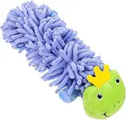 ERINGOGO Frog Shaped Plush Dog Chewing Interactive Squeaky Pet Plaything for Teething Puppies Safe Wear Resistant Material Engaging Fun for Dogs Promotes Healthy Growth and Exercise