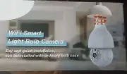 EVERSECU 2K 3MP WIFI SMART LIGHT BULB Camera AUDIO, MOTION DETECTION X003V57SLL