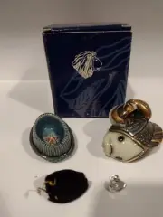 De Rosa Box Collection SM * FISH TRINKET BOX* New with Silver Charm