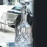 SHAFTESBURY DECANTER Stuart Crystal 10.25" tall Made in England NEW NEVER USED