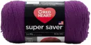 Red Heart Super Saver Yarn-Dark Orchid E300B-776