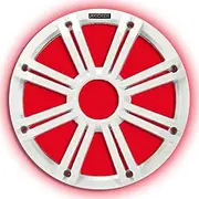 Kicker KMG10 10-Inch (25cm) Grille for KM10 and KMF10 Subwoofer, LED, White