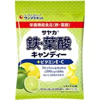 在飛比找DOKODEMO日本網路購物商城優惠-[DOKODEMO] 聖星球沙耶香®鐵，葉酸糖果檸檬味65克