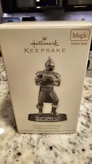 2011 Cylon Centurion Hallmark Keepsake Ornament with sound - Brand New