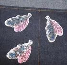 3 x Sequins Embroidered Fabric Applique Sew/Iron On Patch for Clothes