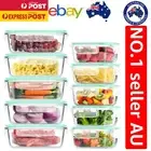 Versatile 10 Pack Glass Meal Prep Containers - Microwave, Oven & Freezer Safe