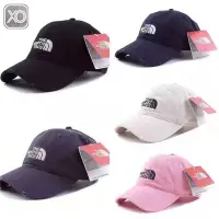 在飛比找蝦皮購物優惠-『XO』韓國TNF 長青經典logo帽 帽緣破壞風 刺繡帽子
