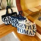 Hot GentleWoman Large Canvas Handbag Tote Bag Shoulder Bag Women Letter Crossbag