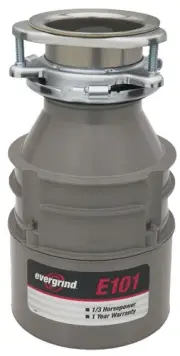 InSinkErator E101 1/3 HP Galvanized Steel Grinding Element Garbage Disposal