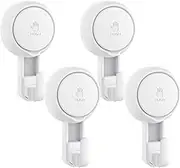 Elegear Suction Cup Shower Hooks for Loofah, Robe, Towel, Heavy Duty (4-Pack) Waterproof , Reusable Vacuum Suction Hooks for Bathroom Kitchen
