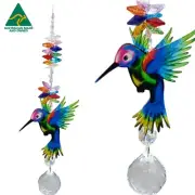 Rainbow Hummingbird Crystal Suncatcher gift, suncatchers Christmas Birthday idea