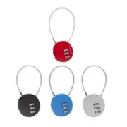 Combination Travel Cable Lock for Scooter Tear Resistant Helmet Lock