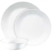 Corelle Winter Frost White 12pc Dinner Set