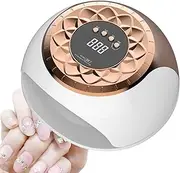 UV LEd Nail Lamp - Portable Gel Light - Timer Settings Fast Curing UV LED Hand and Foot Nail Lamp Device for Home Salon