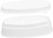 Ipetboom 3 Pcs Professional Nail Dip Jar Powder Tray French Nails Art Tool Easy to Use