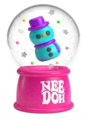 NEE DOH ~ Christmas Snow Globe ~ Squeeze Stress Toy Squish-N-Flow ~Snowman ⛄️~