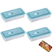 4Pcs Stainless Steel Grab and Go Snack Containers with Lids