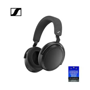 【SENNHEISER 森海塞爾】Momentum 4 Wireless 主動降噪耳罩式藍牙耳機 黑色