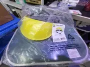 Clear Full Face Shield Visor Mask – Face And Head Coverage- Ideal For Auto (A-1)