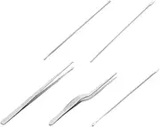 GANAZONO 5Pcs Ear Wax Removal Tool Ear Spoon Kit for Safe Ear Cleaning Stylish Ear Picker with Various Shapes for Ear Wax Removal and Maintenance