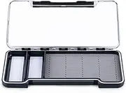UNYLE Fly Boxes For Fly Fishing Jig Box: Waterproof Large Fly Fishing Box Easy Grip Foam Jig Fly Fishing Tackle Box 7.4 * 4.1 * 0.7 Inch Type B with 2 Magnetic Compartment